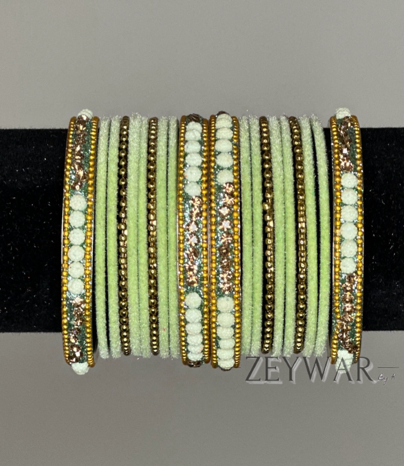 Mint hot sale green bangles