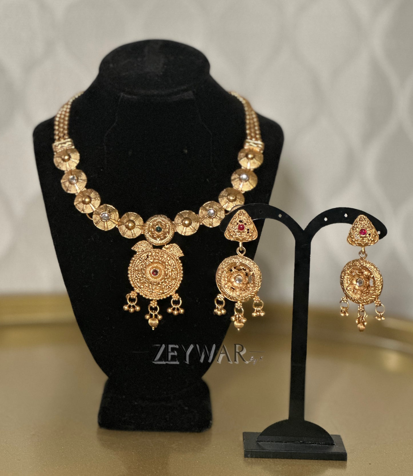 IVY | Rajwadi Style Set with Antique Polish