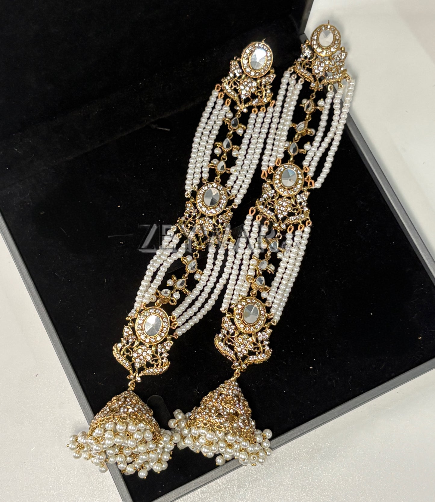 AYEZA Earrings | Jhumki’s with Statement Saharey | Inspired by Ayeza Khan