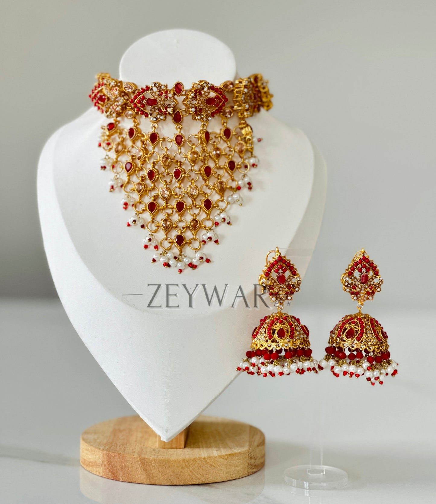 KAJOL | Multi-Layer Choker with Jhumki’s