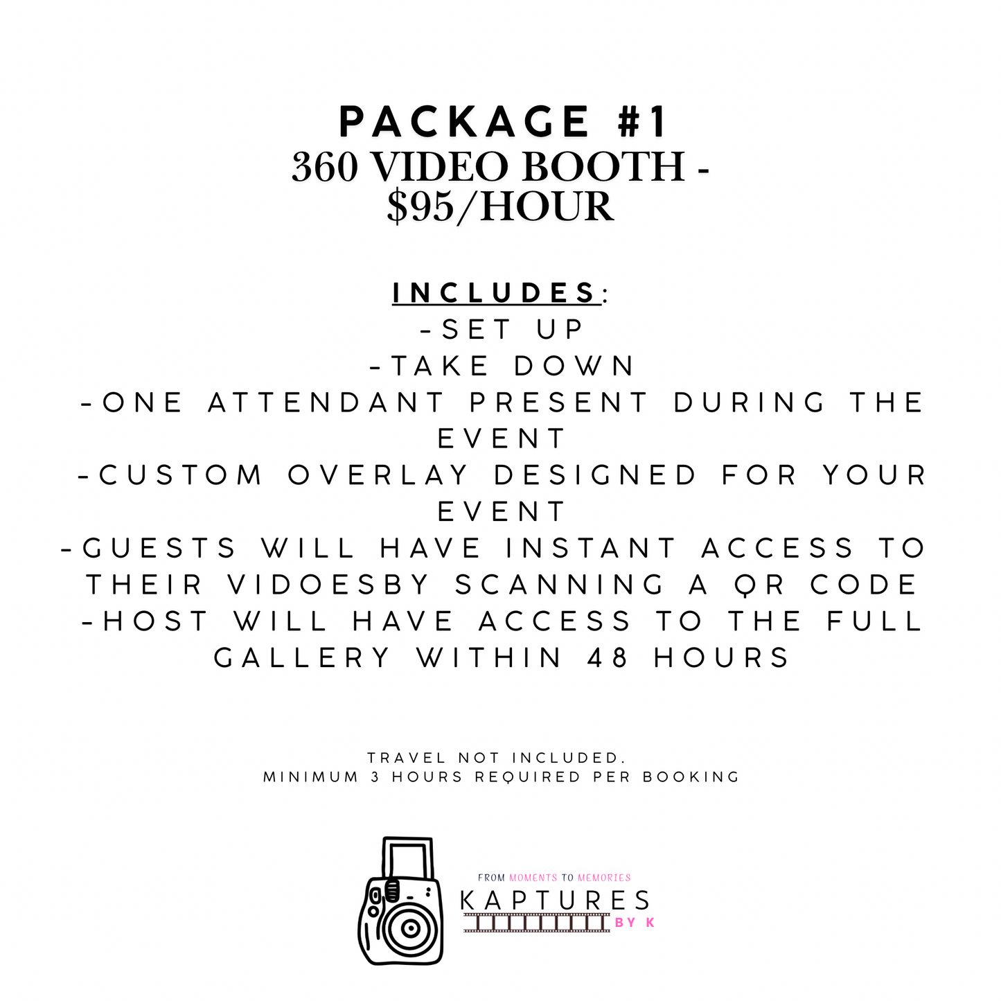 Package #1 - Message on WhatsApp to Book