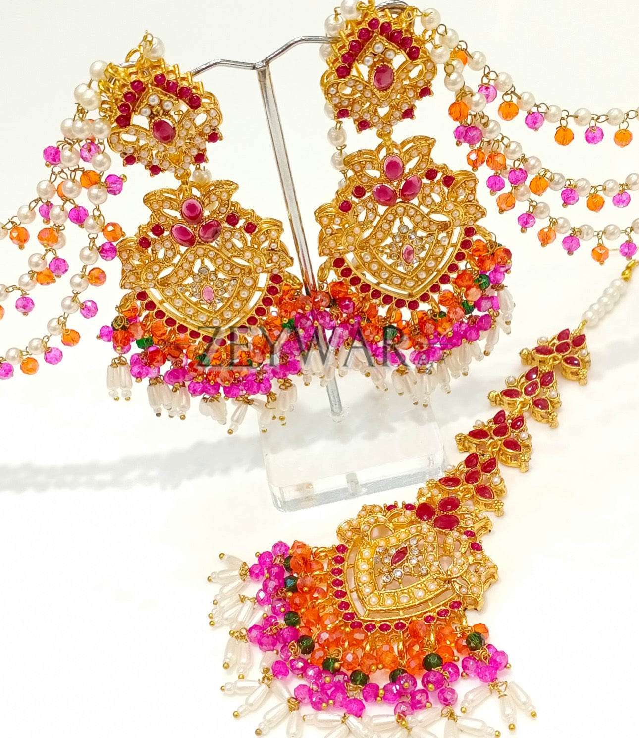 NAZRA | Statement Earring & Tikka Set