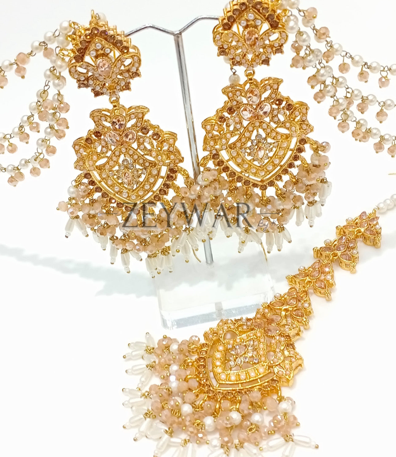 NAZRA | Statement Earring & Tikka Set
