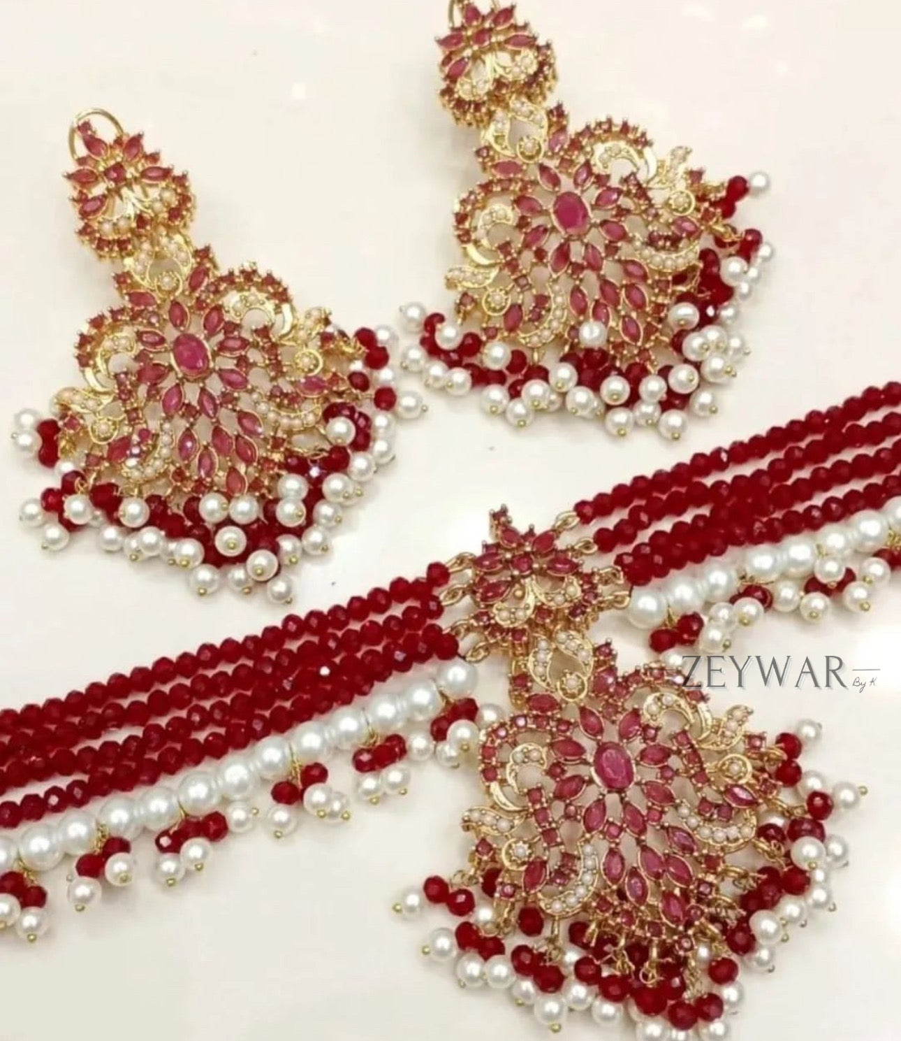 WARDA | Stunning Choker with Earrings