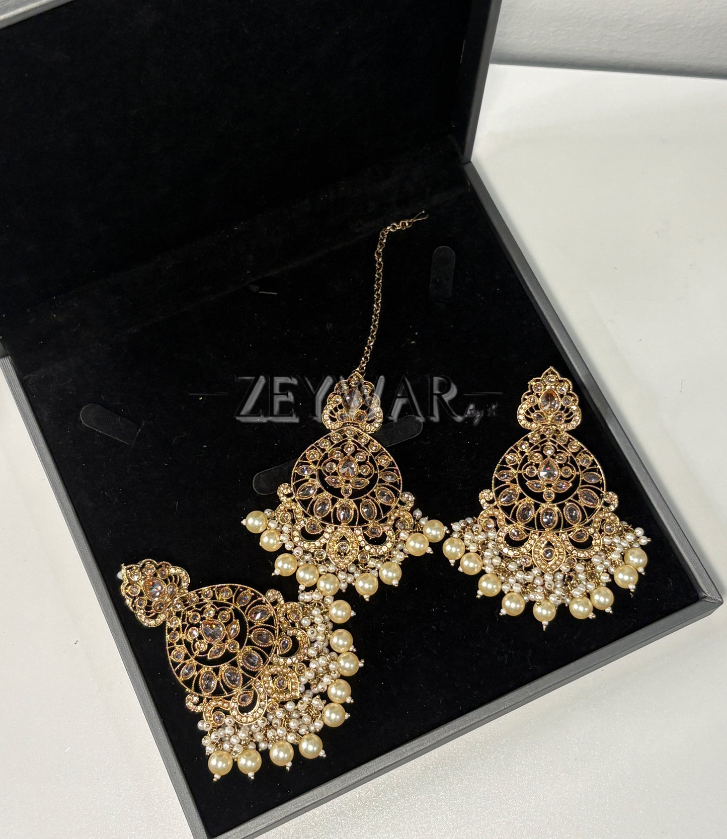 NEHAL | Polki Earring & Tikka