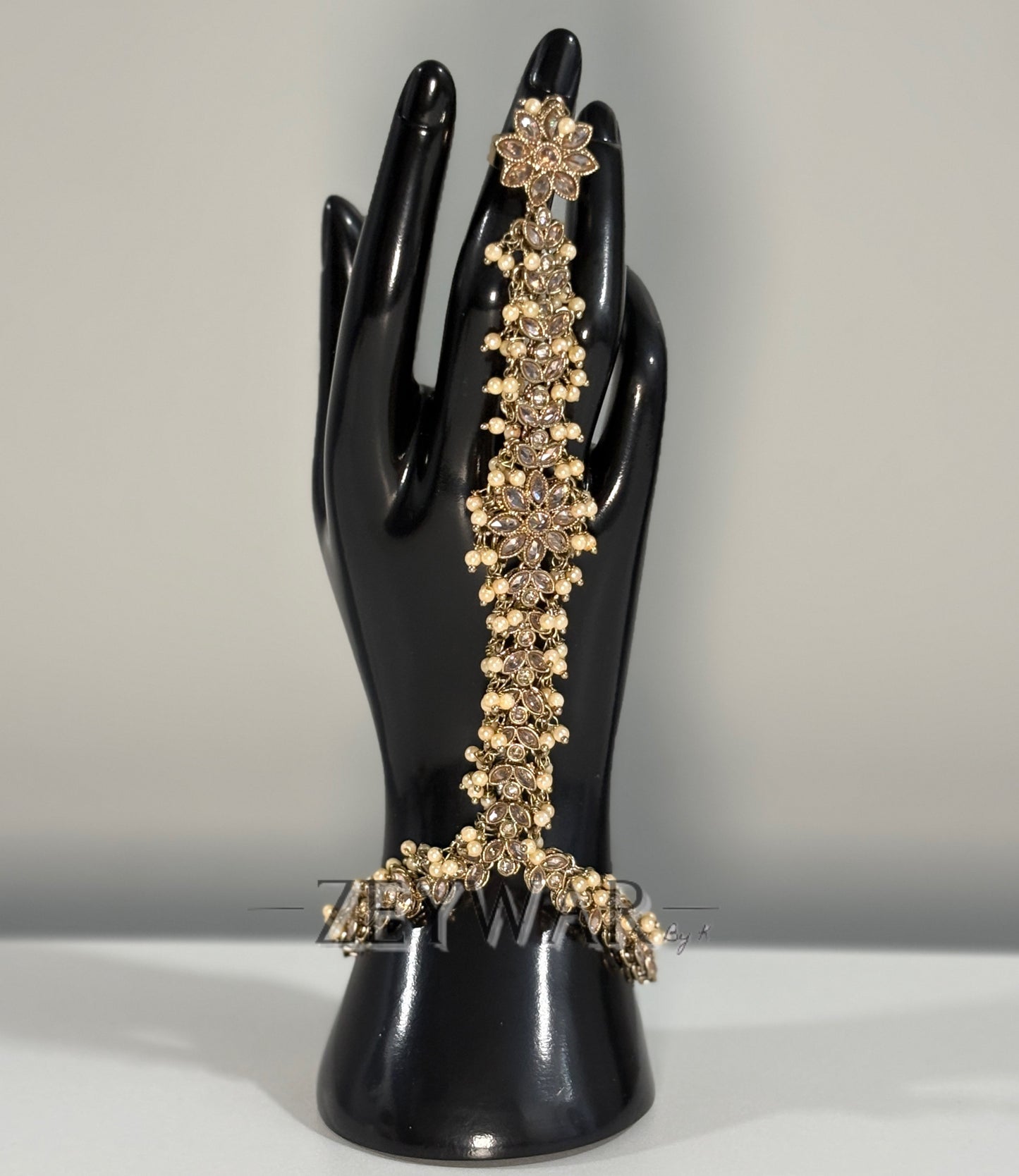 ASHA | Polki Hand Chain