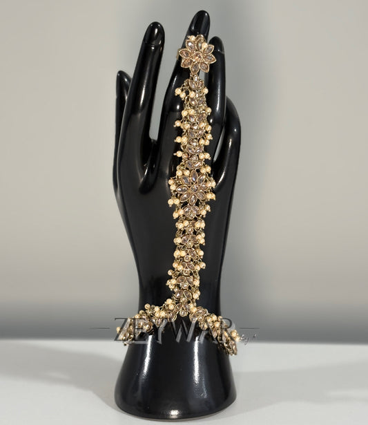 ASHA | Polki Hand Chain