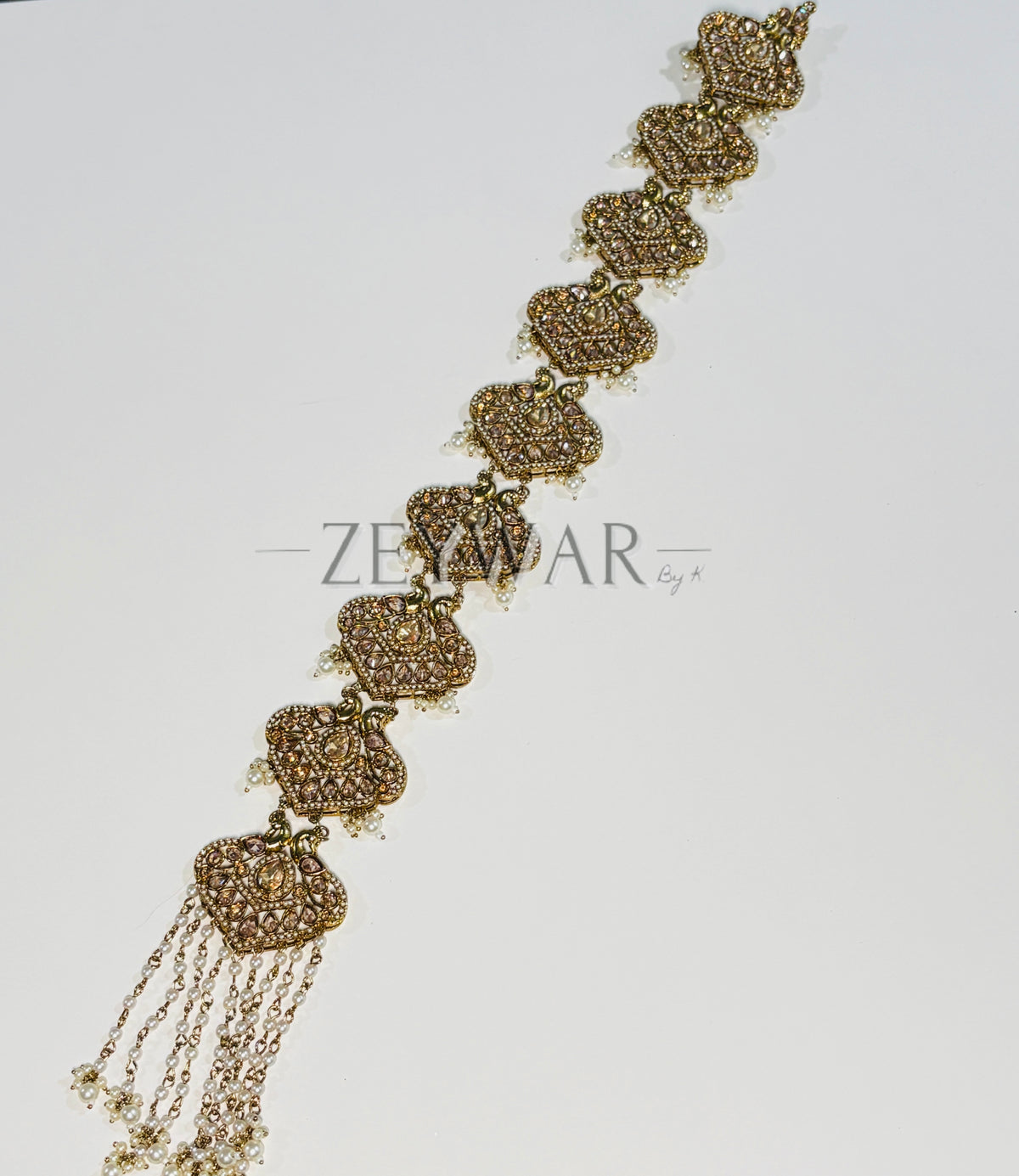 NISHA | Polki Braid Accessory