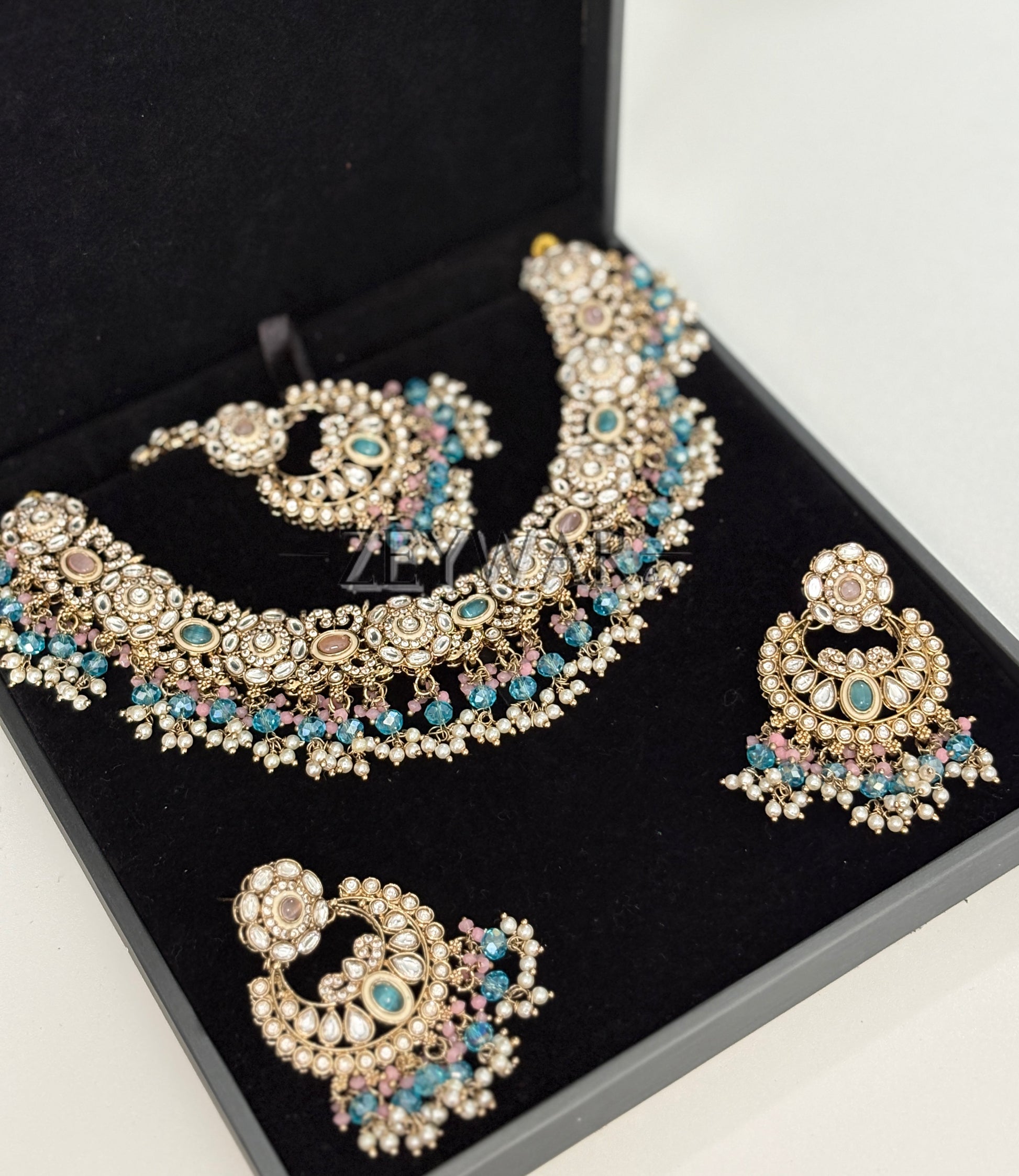 KASHMALA | Polki & AD Set