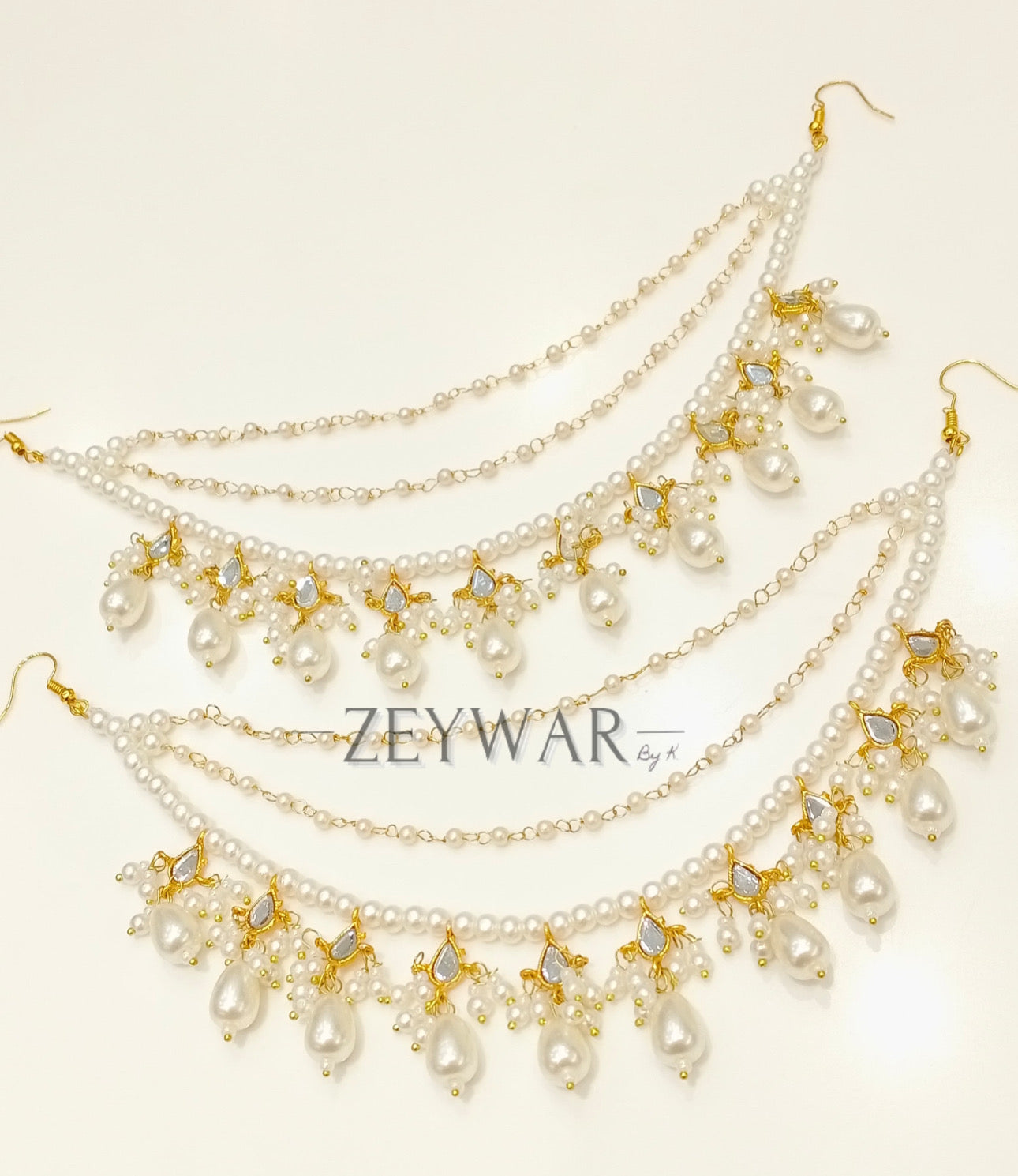 HOORIA | Teardrop Pearl Jhumki Saharey