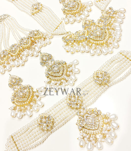 LIYARA | Gold Plated Bridal Set