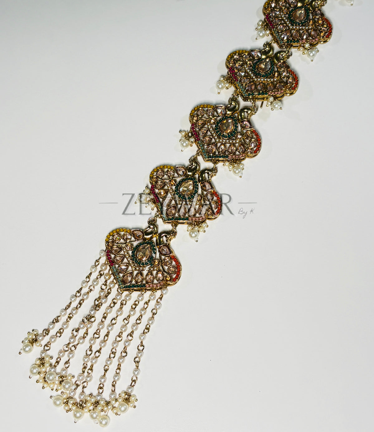 NISHA | Polki Braid Accessory