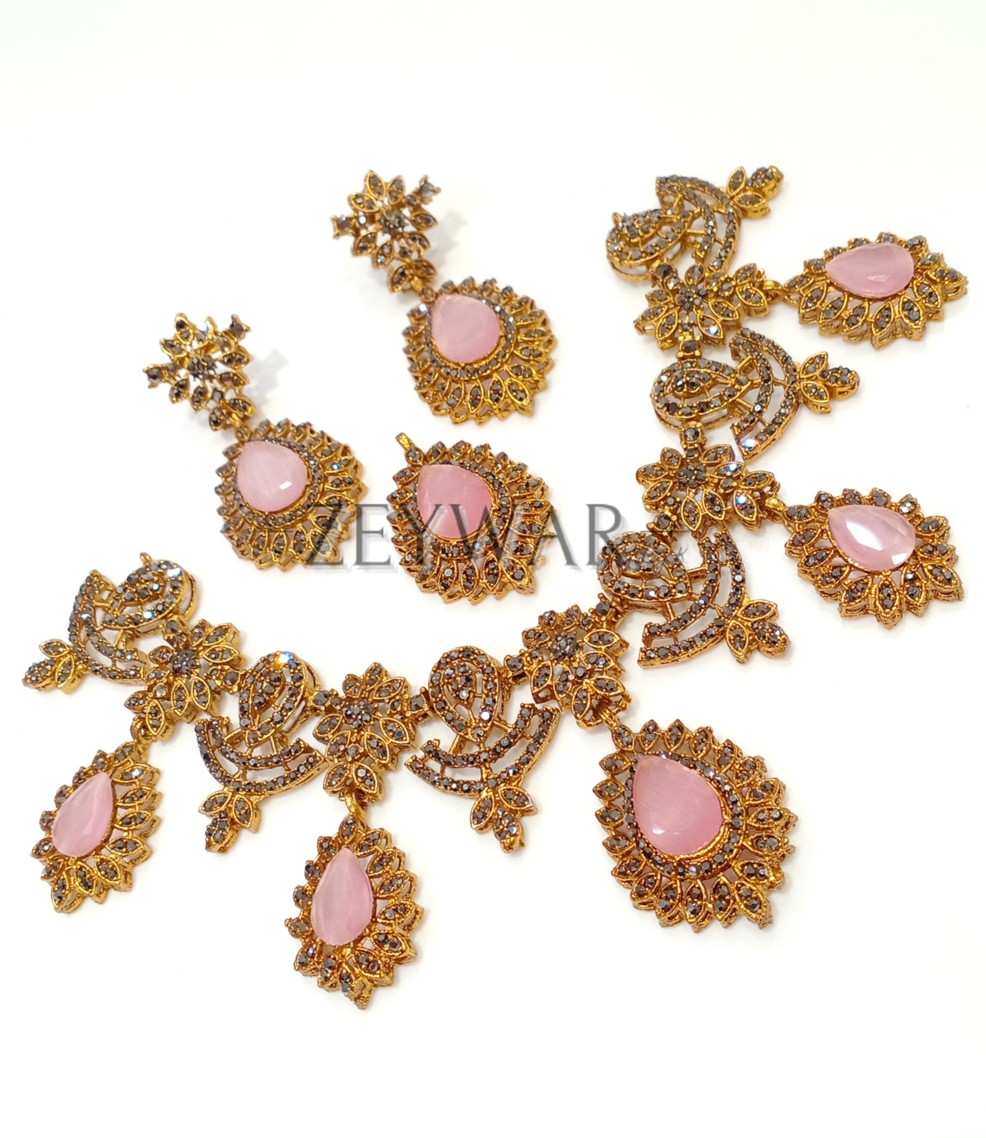ZIYARA [Gold] | AD Bridal/Semi-Bridal Set