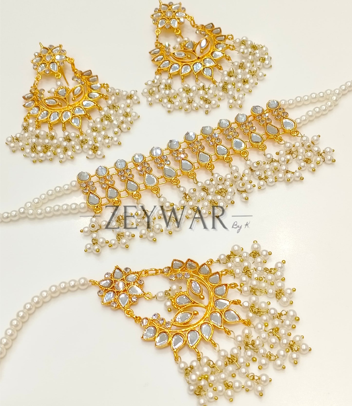 SAMRAH | Pearl & Mirror Set