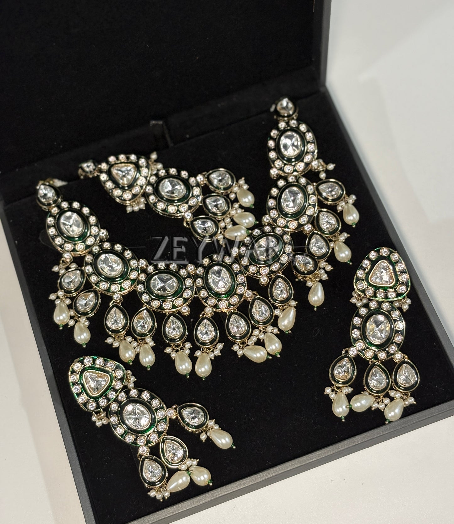 SOFIA | Sabyasachi Inspired Uncut Kundan Bridal Set