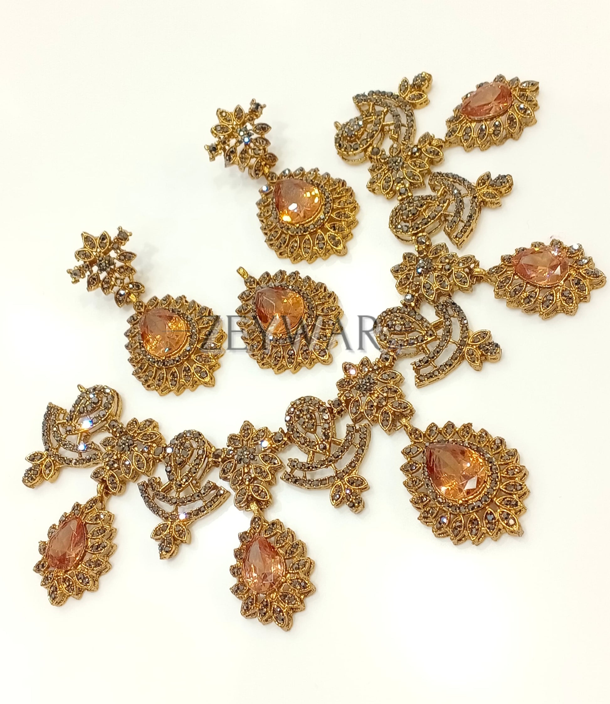 ZIYARA [Gold] | AD Bridal/Semi-Bridal Set