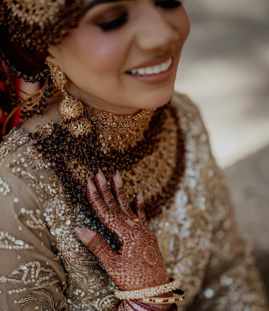 The KINZA | 6 Piece Bridal Set | Gold-Plated | PRE-ORDER ONLY | 8 - 10 weeks delivery (Read Description)