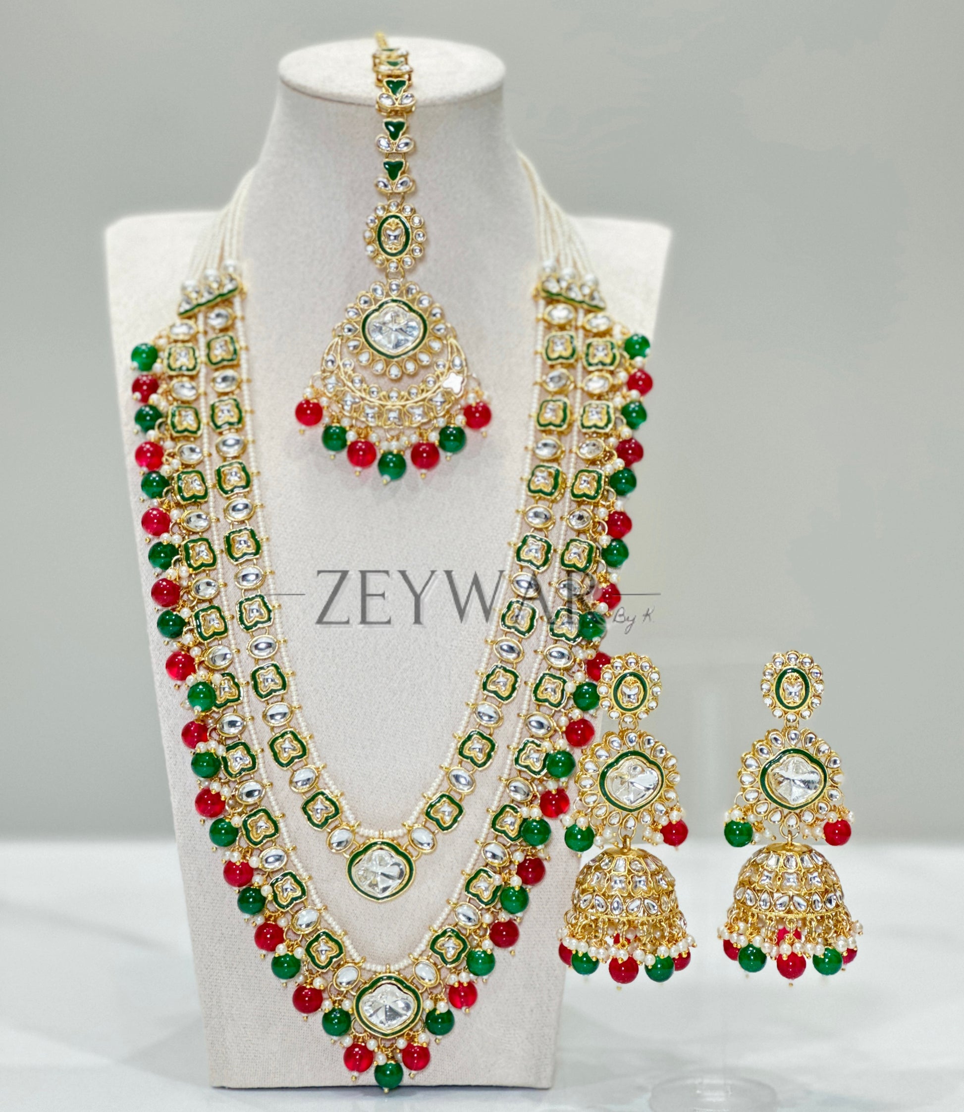 KAVYA | Double Layer Kundan Raani Haar