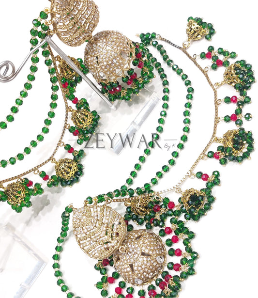 KAUSHAL | AD Pakistani Style Earrings