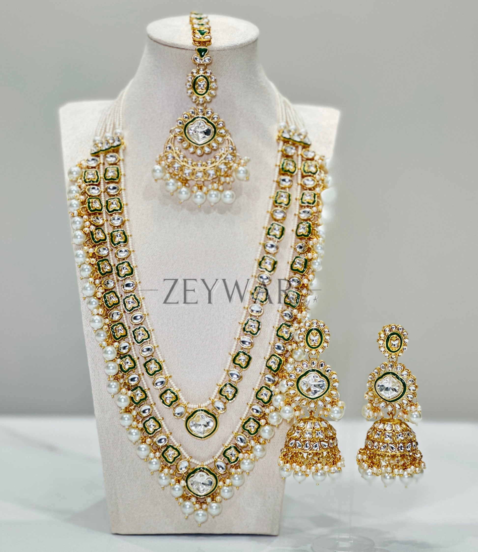 KAVYA | Double Layer Kundan Raani Haar