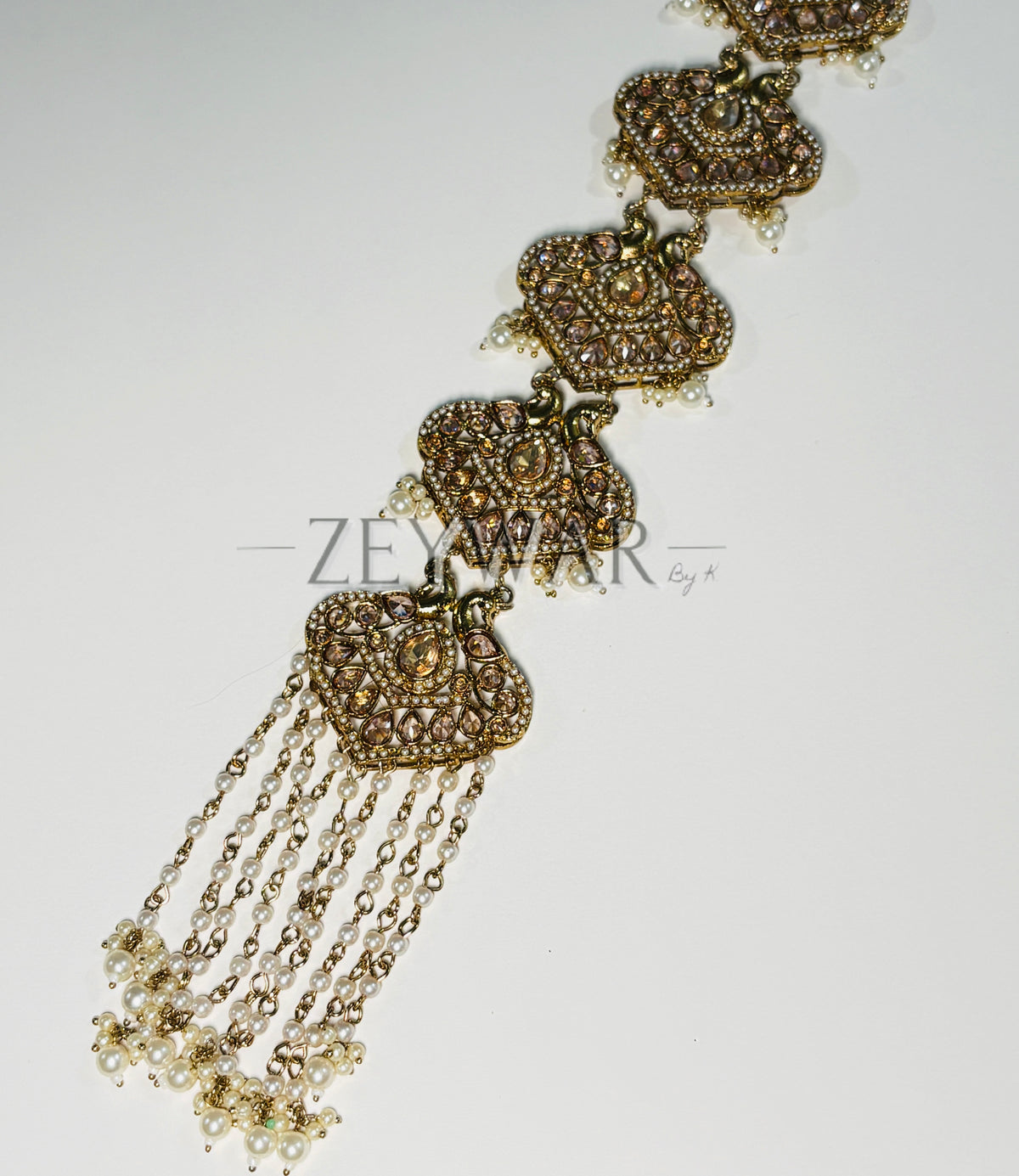 NISHA | Polki Braid Accessory