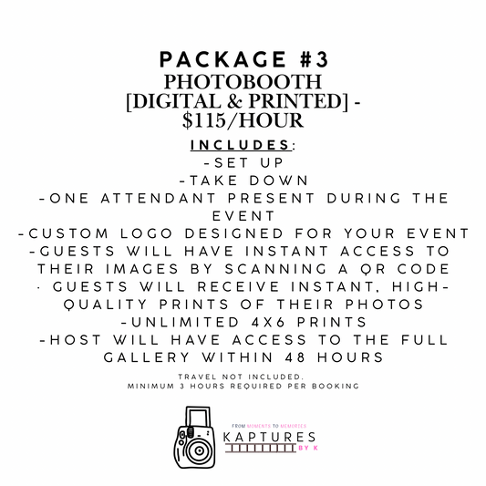 Package #3- Message on WhatsApp to Book