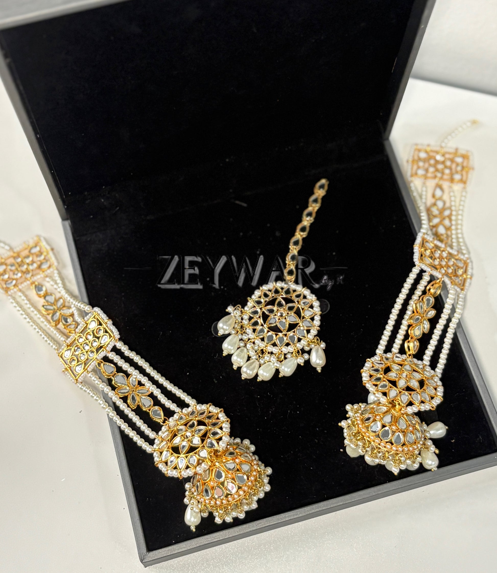 AYEZA Earring & Tikka | Jhumki’s with Statement Saharey | Inspired by Ayeza Khan