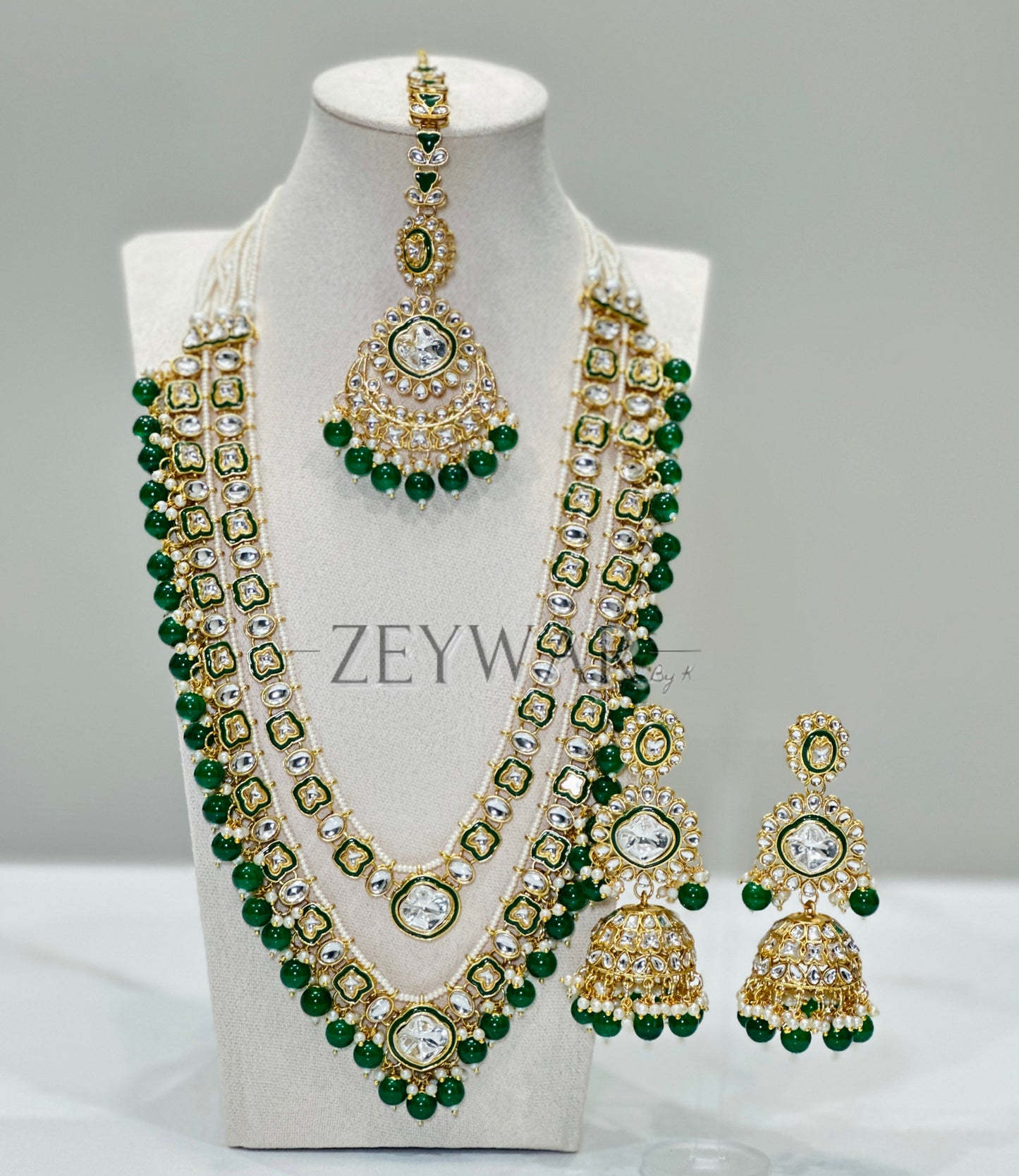 KAVYA | Double Layer Kundan Raani Haar