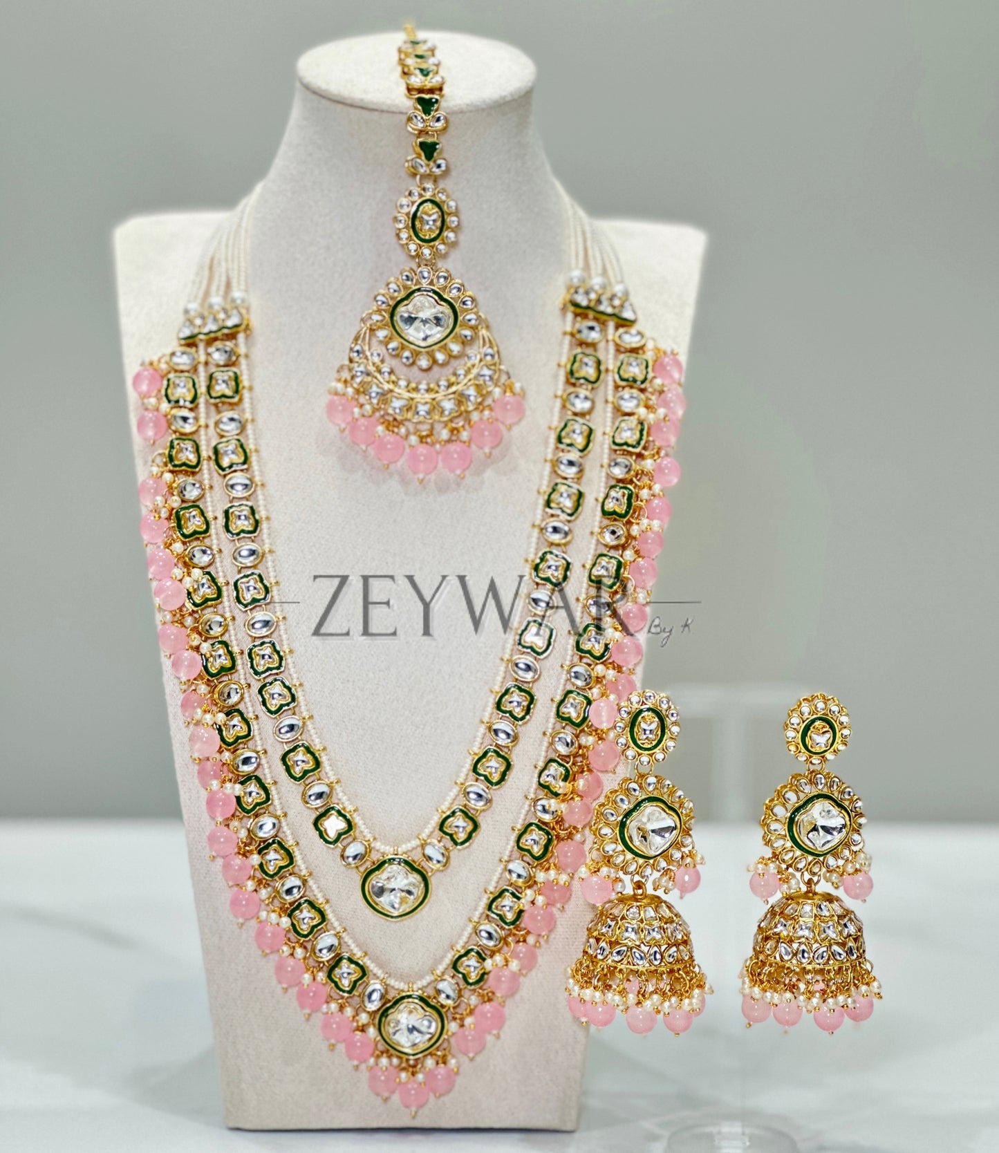 KAVYA | Double Layer Kundan Raani Haar