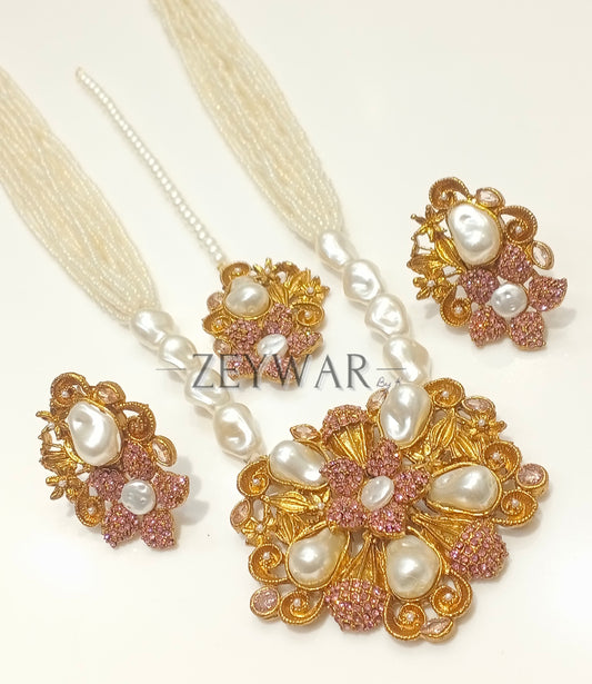 ZISHA | Mother Of Pearl Raani Haar