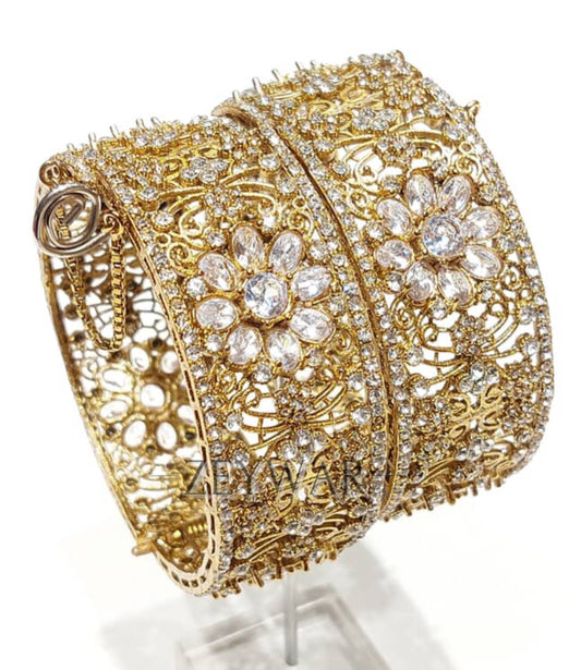 SNEHA | Gold Plated AD Karey