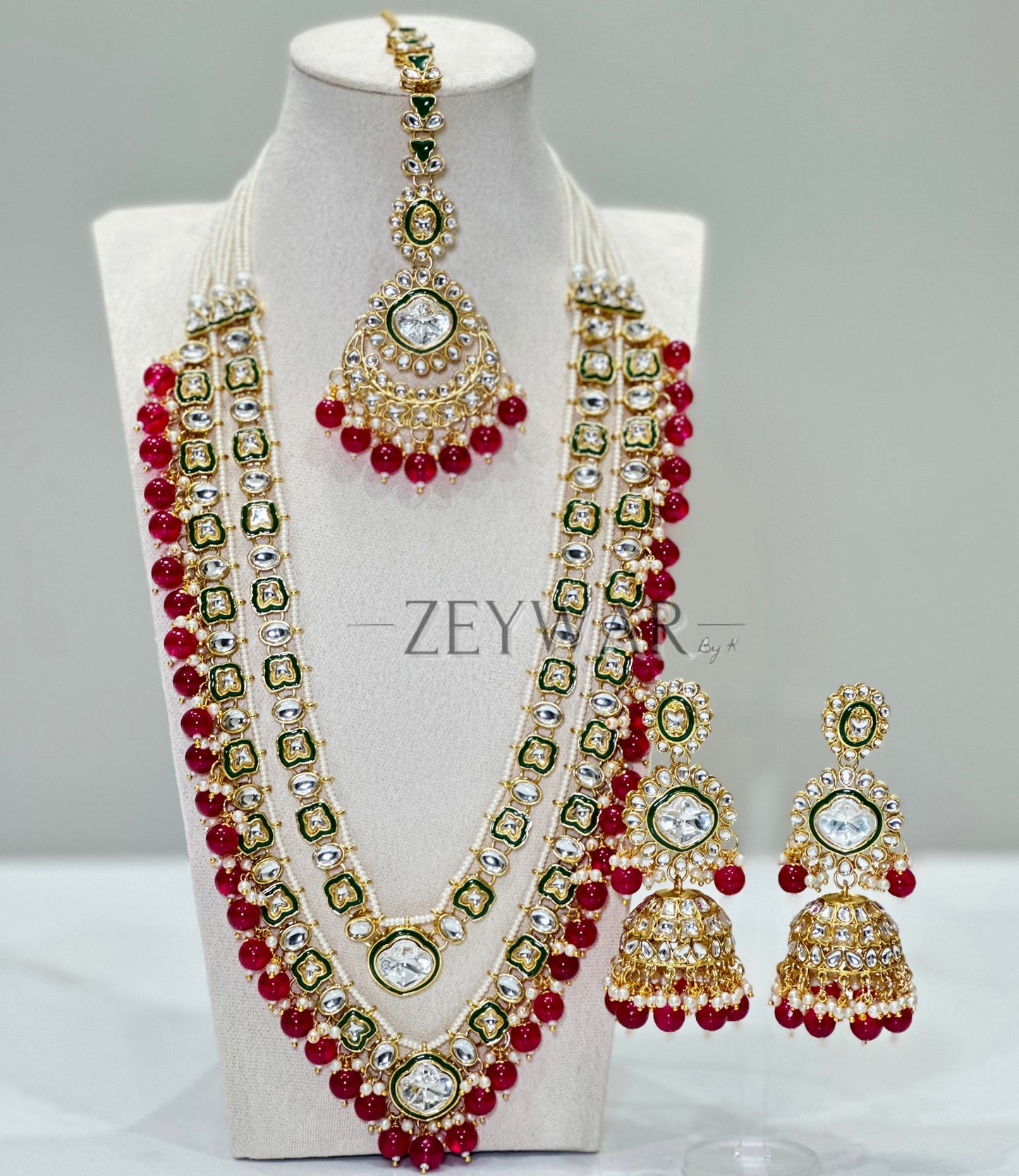 KAVYA | Double Layer Kundan Raani Haar