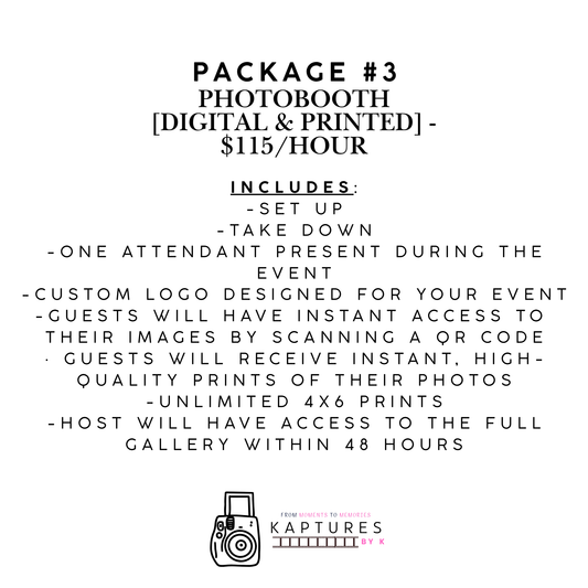 Package #3- Message on WhatsApp to Book