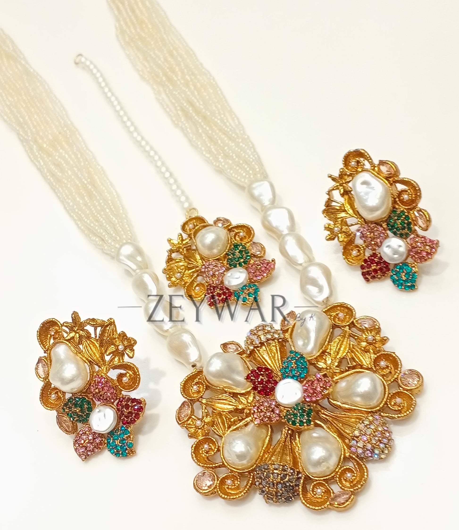 ZISHA | Mother Of Pearl Raani Haar