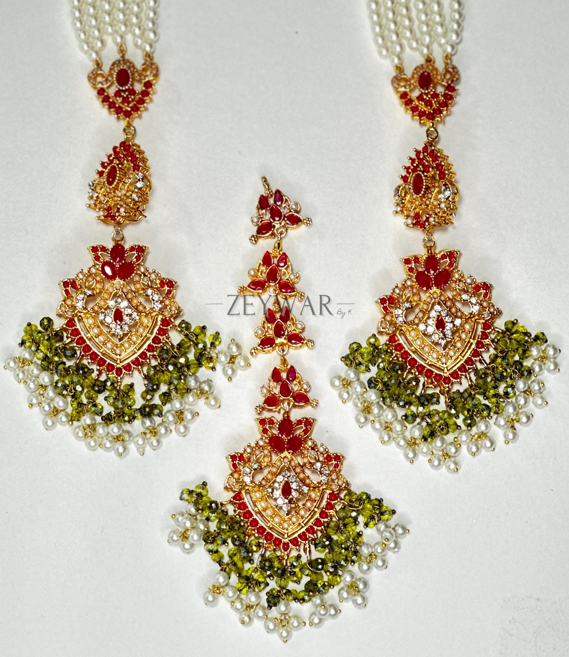 NAHAL | Earrings with Saharey & Tikka