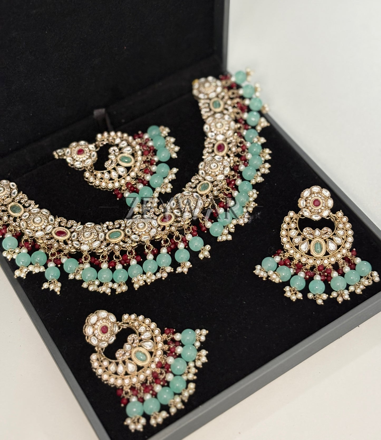 KASHMALA | Polki & AD Set