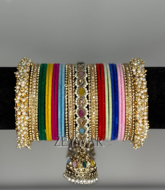 MARJAN | Multi Bridal/Semi-Bridal Bangle Set | 2 Hands | Customizable