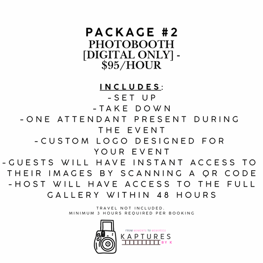 Package #2- Message on WhatsApp to Book