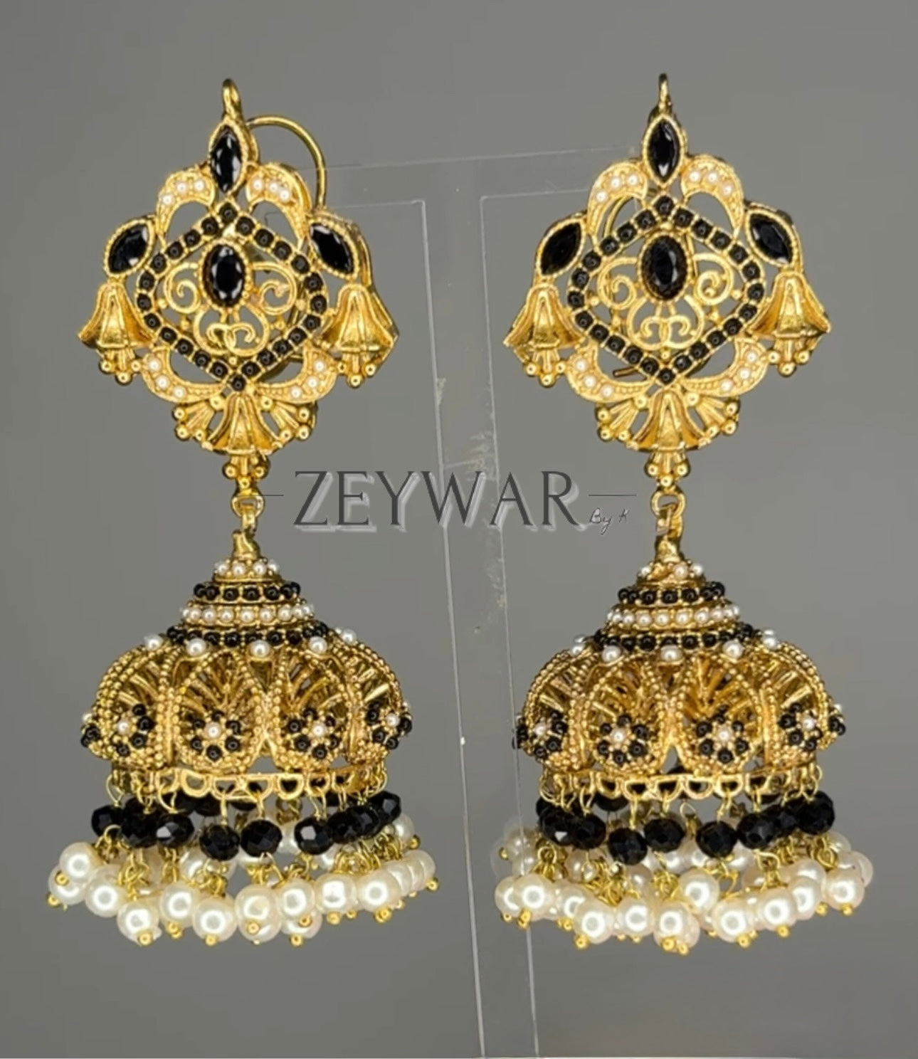 ANEESA | Gold-Plated Pakistani Style Jhumkis