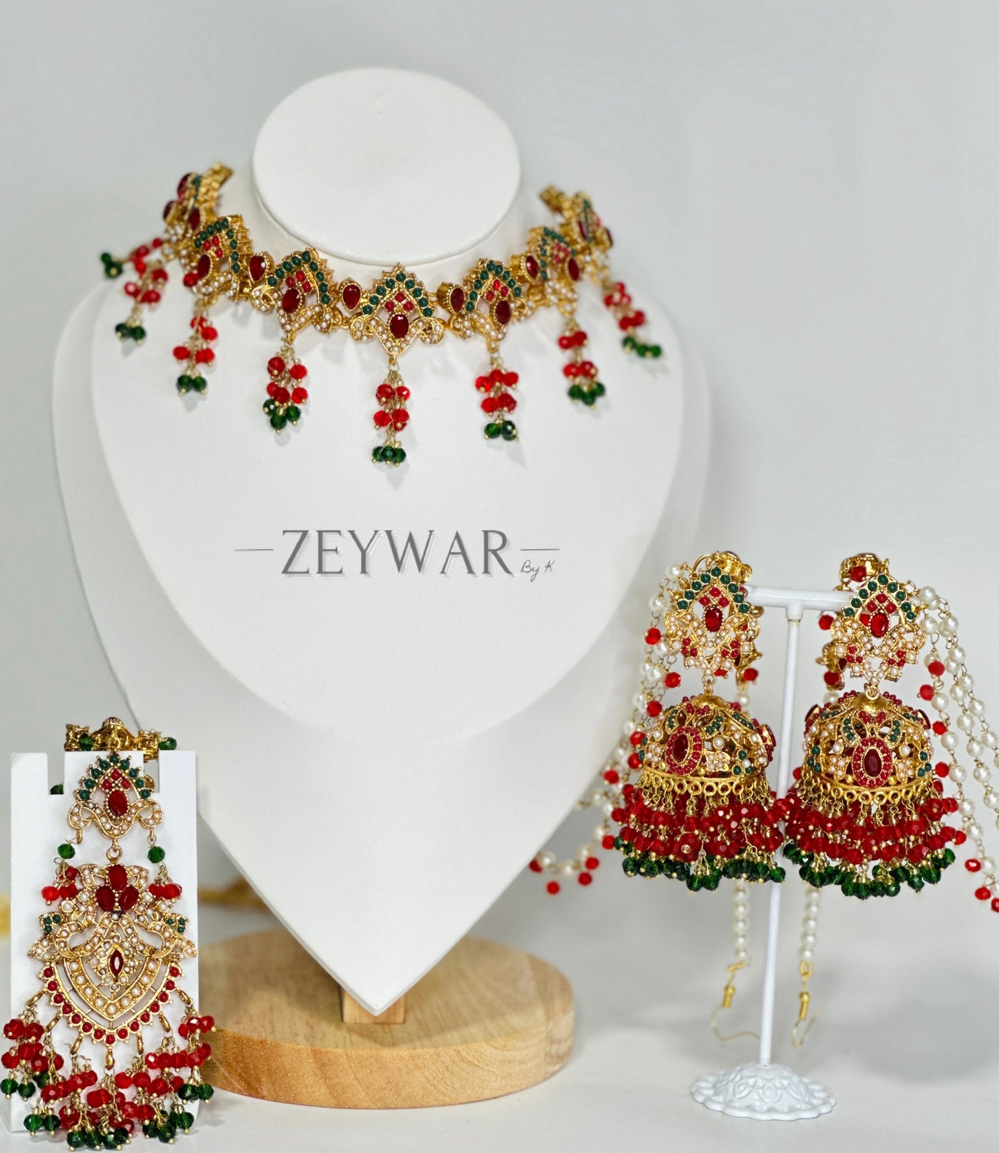 ANAM | Lightweight Choker with Jhumki's & Tikka