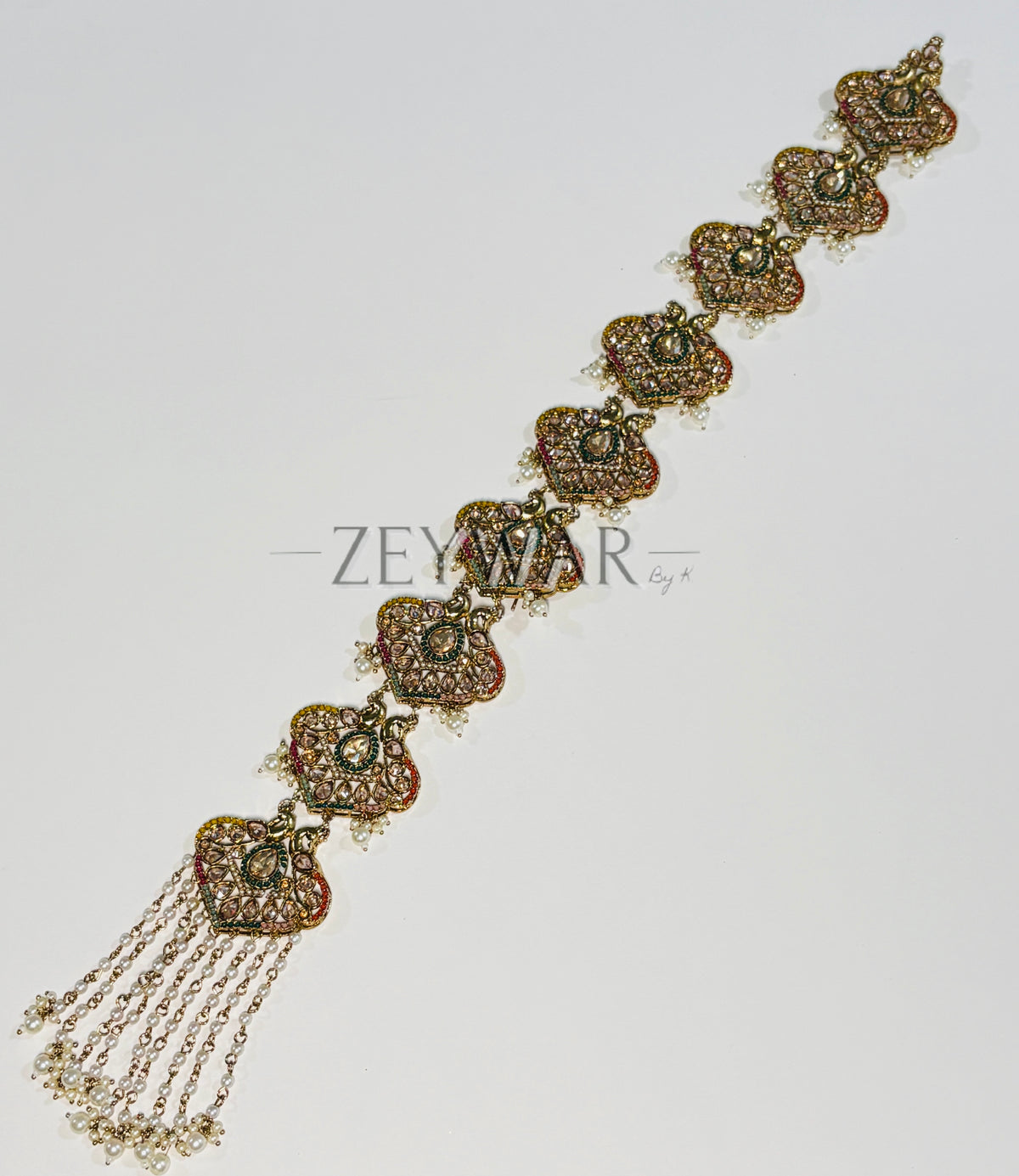 NISHA | Polki Braid Accessory