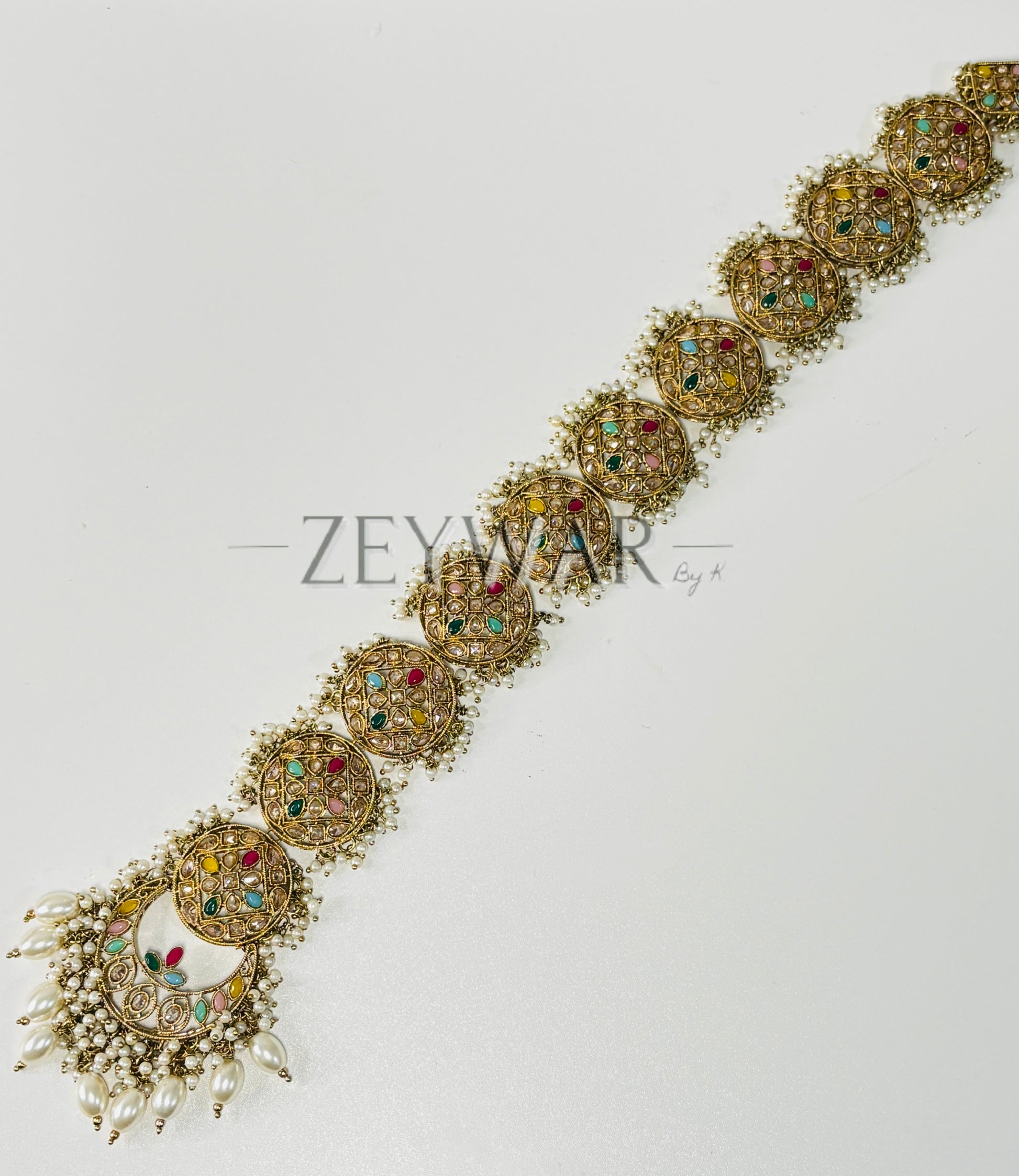 MUQADDAS | Polki Braid Accessory