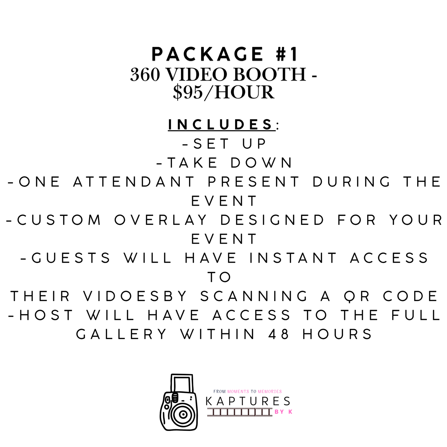 Package #1 - Message on WhatsApp to Book