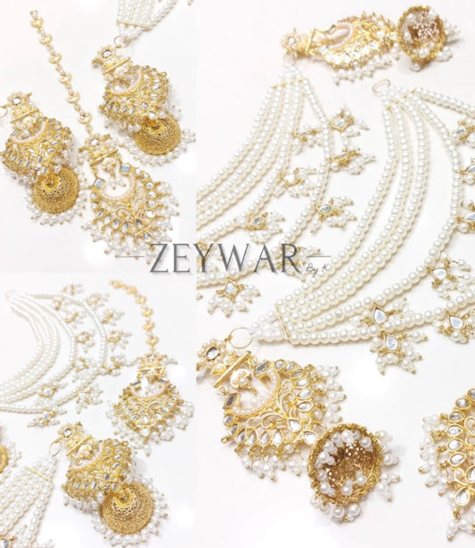ASEES | Kundan Earring & Tikka