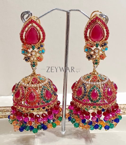 SAIMA | Oversized Statement Jhumki’s