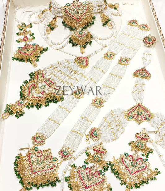 BEENISH | Gold Plated Jadau Style Set