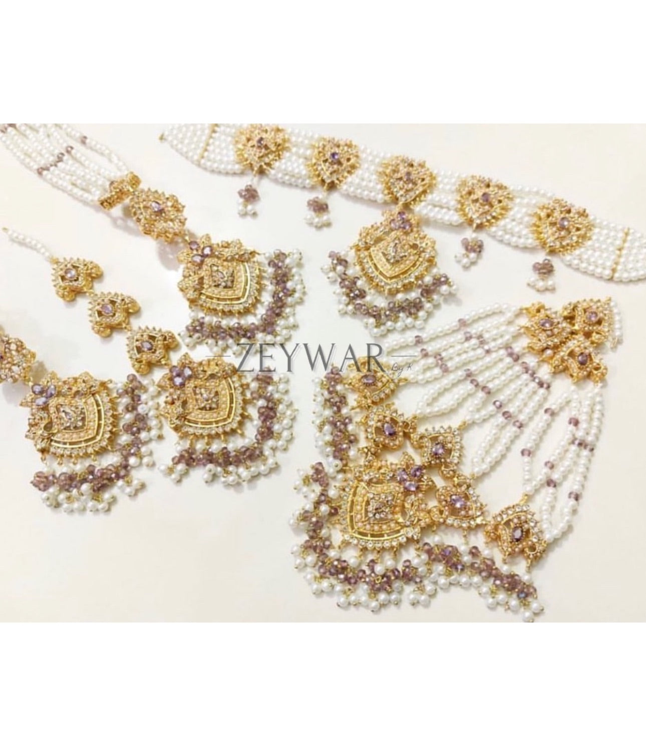 REYA | 4 Piece | 1 Gram Gold Handmade Set